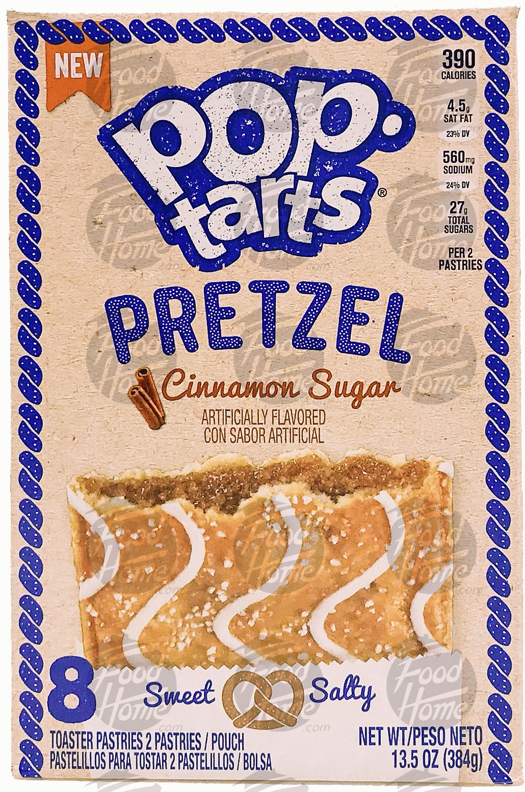 Pop tarts Pretzel cinnamon sugar toaster pastries, 8 pastries, box Full-Size Picture